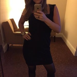 Black banana republic suiting dress